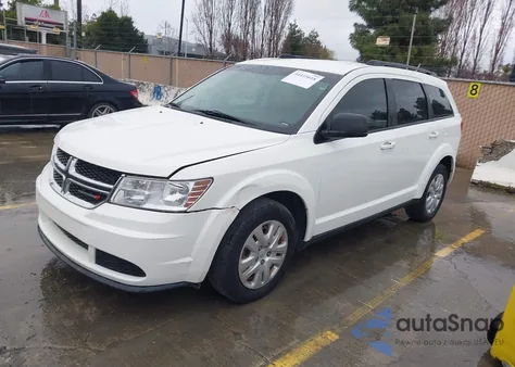 2017 Dodge Journey Se z USA, uszkodzony, nr VIN 3C4PDCAB7HT545809